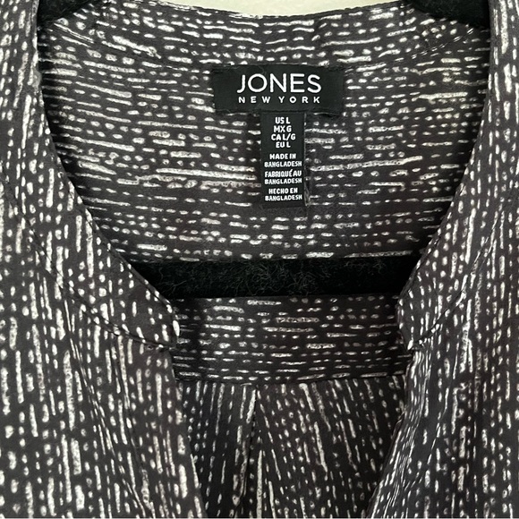 Jones New York patterned blouse - Picture 3 of 4